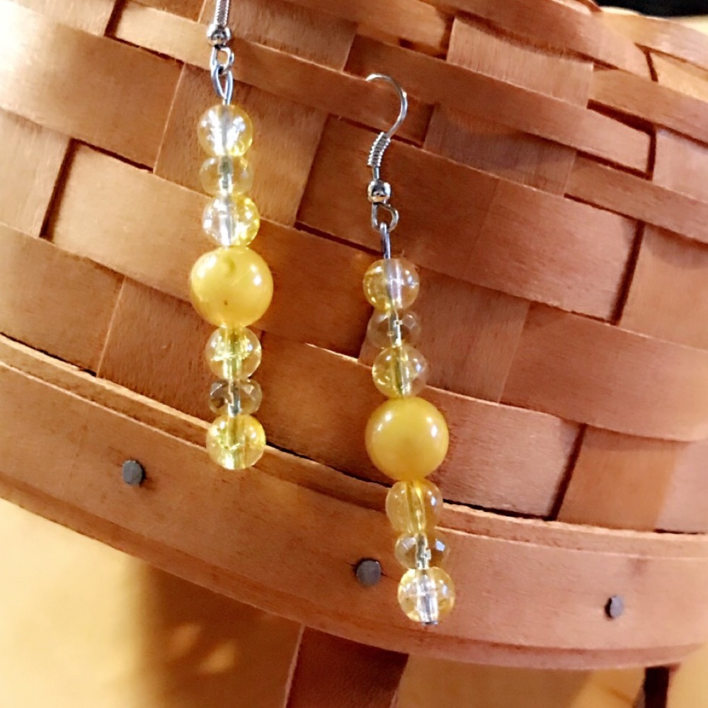 Handmade Sun Kissed Dangle Earrings